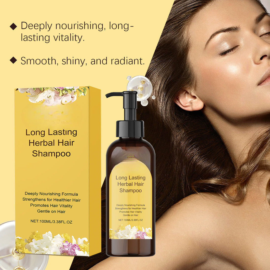 Japanese Long Lasting Natural Hair Dye Shampoo (Buy 1 Get 1 Free)*
